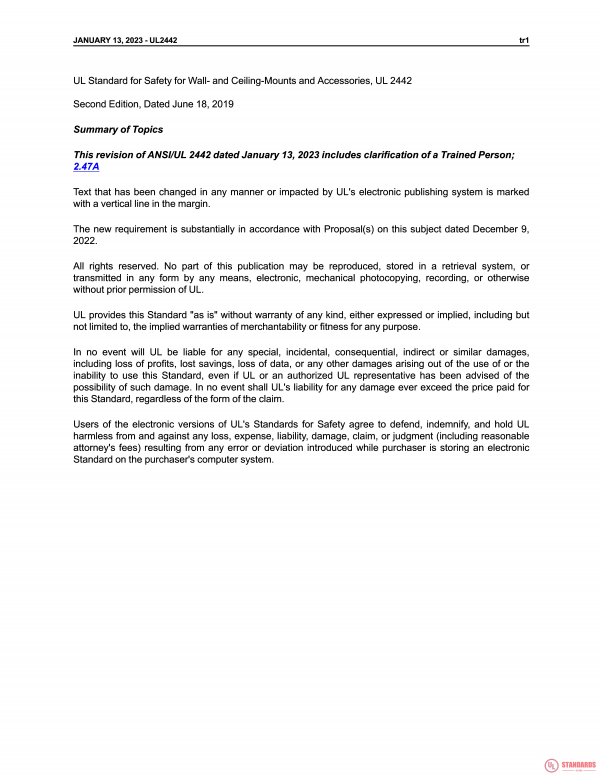 UL 2442 PDF UL 2442 PDF